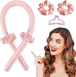 Bigoudi sans chaleur, bigoudis pour cheveux longs, tige à friser sans chaleur