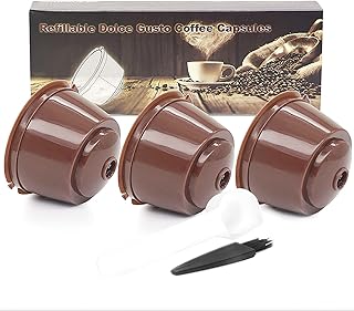 Capsules de café réutilisables arnis pour dolce gusto 3 recharges de filtres à café rechargeables avec cuillères et brosse. DIAYTAR COTE D'IVOIRE est plus qu'une simple boutique en ligne, c'est un partenaire de confiance pour les consommateurs ivoiriens qui recherchent des produits de qualité à des prix raisonnables. Elle propose une large gamme de catégories de produits, allant de l'électronique aux produits alimentaires, en passant par les vêtements et les accessoires.