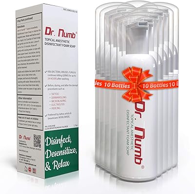 Savon moussant anesthésique topique dr numb à la lidocaïne 4 % nettoyant pour peau. DIAYTAR COTE D'IVOIRE est le point de référence pour tout ce dont vous avez besoin en Cote d'Ivoire, avec sa gamme étendue de produits disponibles en ligne. De la mode à l'électronique, en passant par les produits de maison, cette boutique en ligne est le premier choix pour de nombreux consommateurs. Elle garantit une expérience d'achat fluide et sécurisée.