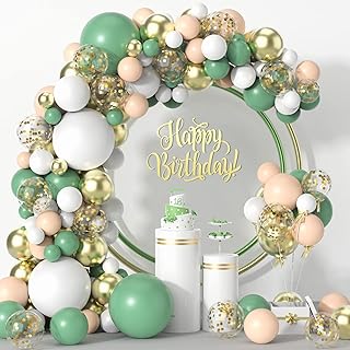 Ballons vert sauge 114 pièces arche de ballons olive de différentes tailles. DIAYTAR COTE D'IVOIRE, votre destination de shopping en ligne idéale avec une sélection incroyable de produits à des prix abordables. Faites l'expérience d'un shopping en ligne facile et amusant. DIAYTAR, c'est la garantie d'une livraison rapide et fiable.