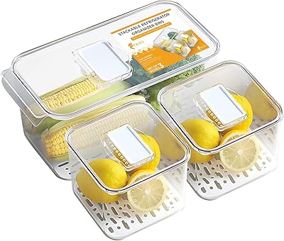 Boîte de conservation des aliments pour réfrigérateur faizo, récipient de stockage en acrylique