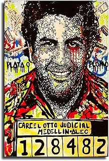 Affiche sur toile imprimée cjq pablo escobar par elec monopolis pour décoration de chambre familiale moderne, taille 12 x 18 pouces (30 x 45 cm). La boutique en ligne DIAYTAR COTE D'IVOIRE se distingue par sa qualité de service, son large éventail de produits et ses promotions régulières, ce qui en fait le choix préféré des consommateurs ivoiriens.