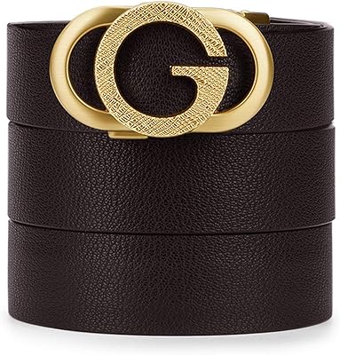 Ceinture en cuir pour hommes, ceintures à cliquet de créateur pour hommes