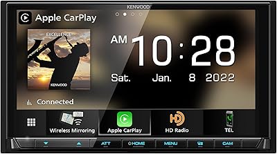 Récepteur stéréo de voiture kenwood dmx958xr exlon avec écran tactile capacitif fhd
