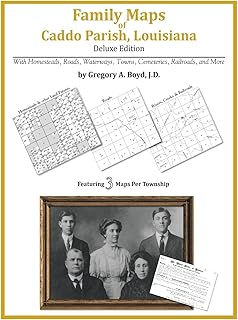 Cartes familiales de la paroisse de caddo louisiane