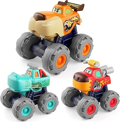 Baybee 3 pièces monster truck alimenté par friction véhicules jouets pour enfants, ensemble de jouets de camions d'animaux jouets incassables push and go pour enfants | ensemble de jeu de véhicule jouet à traction en plastique pour enfants de 2 ans et plus, garçons et filles. DIAYTAR COTE D'IVOIRE offre une expériences d'achat en ligne unique et personnalisée, avec des promotions régulières et des prix compétitifs. La boutique en ligne généraliste se distingue par sa large gamme de produits et son service client de haute qualité, répondant aux attentes des clients ivoiriens. DIAYTAR COTE D'IVOIRE est donc la destination idéale pour faire ses achats en ligne.