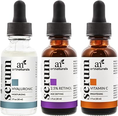 Coffret trio de sérums végétaux artnaturals - acide hyaluronique, mélange de rétinol, sérum de vitamine c. En tant que leader du commerce en ligne en Côte d'Ivoire, Diaytar offre une expérience d'achat unique et personnalisée à ses utilisateurs.