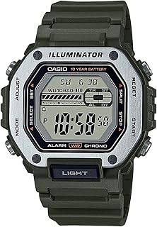 Chronomètre 1/100 seconde avec autonomie de 10 ans et alarme quotidienne pour homme mwd-110h-3av, couleur verte, gris chiné. DIAYTAR COTE D'IVOIRE, c'est votre boutique en ligne généraliste de confiance avec plus de 300 000 références pour répondre à tous vos besoins. Leader en Côte d'Ivoire, nous proposons une gamme variée de produits pour la maison, la mode, l'électronique et plus encore.