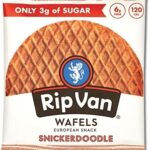 Rip fun snickerdoodle stroopwafels - collations saines sans ogm et céto pour le bureau