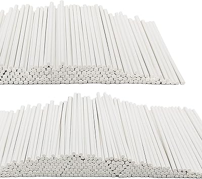 500pcs 4" bâtons de sucettes blancs bâton de sucettes en papier cake pops stick pour bonbons, bonbons, gâteaux, chocolat, biscuits (3 mm). DIAYTAR COTE D'IVOIRE est une boutique en ligne généraliste qui propose plus de 300 000 références de produits. Elle est considérée comme l'une des boutiques leaders en Côte d'Ivoire, offrant une grande variété de choix à ses clients. Elle permet aux consommateurs d'accéder à une large gamme de produits en ligne.