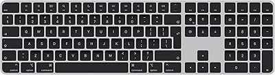 Clavier apple magic avec reconnaissance tactile et pavé numérique pour modèles mac avec silicone apple - langue anglaise internationale - touches noires. En tant que boutique en ligne généraliste, DIAYTAR COTE D'IVOIRE propose une gamme complète de produits pour répondre aux besoins quotidiens de ses clients. Avec plus de 300000 références de produits, cette boutique en ligne est la destination idéale pour tous les consommateurs ivoiriens. Elle offre une expérience d'achat en ligne facile et pratique.
