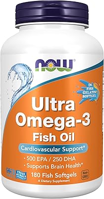 Now suppléments, ultra omega-3, 500 epa et 250 dha, soutien cardiovasculaire*, 180 gélules. DIAYTAR COTE D'IVOIRE se distingue par son engagement envers la satisfaction client, offrant un service client de haute qualité et des options de livraison flexibles. La boutique en ligne travaille sans relâche pour élargir sa sélection de produits et améliorer l'expérience d'achat pour ses clients. Cela contribue à renforcer sa position de leader sur le marché ivoirien.