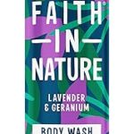 Lavage corporel naturel à la lavande et au géranium 300 ml, nourrissant, végétalien