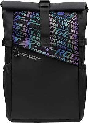Sac à dos de jeu asus rog bp4701 17,18" (noir) avec impression