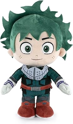 Peluche personnage my hero academia - 28 cm, 11,2 pouces - deku, bakugou