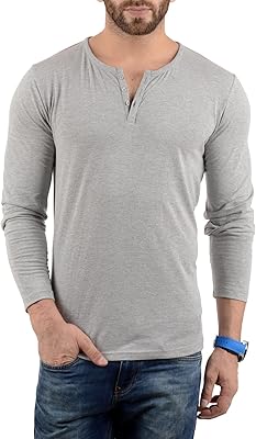 Chemises henley à manches longues pour hommes - t-shirts décontractés à manches longues, t-shirt henley gris chiné, m. La boutique en ligne DIAYTAR COTE D'IVOIRE est une plateforme de commerce électronique qui permet aux clients de découvrir et d'acheter une grande variété de produits en ligne. Avec plus de 300000 références, elle offre une large sélection de produits pour répondre à tous les besoins de ses clients. Elle propose des services de paiement sécurisés et des livraisons fiables pour une expérience d'achat en ligne sécurisée.