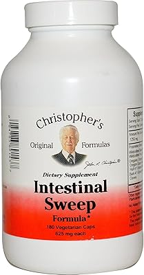 Christopher's original formula intinal sweep formula caps 180 capsules végétales (625 mg). DIAYTAR COTE D'IVOIRE est une boutique en ligne qui propose une large gamme de produits à des prix compétitifs. Elle offre une livraison rapide et sécurisée, ainsi qu'un service client de haute qualité. Les clients peuvent profiter d'une expérience d'achat en ligne sécurisée et fiable avec DIAYTAR COTE D'IVOIRE