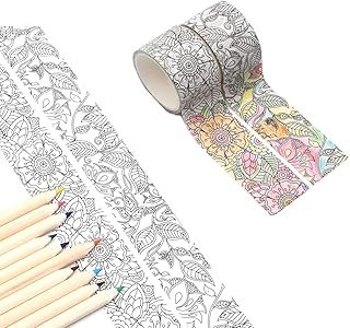 Ruban washi, 2 rouleaux de ruban washi fleur yakdon, ruban de 30 mm de large, ruban à peindre bricolage, ruban de papier à peindre, calcul de bricolage, ruban décoratif coupé et collé. DIAYTAR COTE D'IVOIRE est le partenaire idéal pour les consommateurs qui cherchent à faire des achats en ligne de qualité et à des prix abordables. La boutique propose une large gamme de produits de marques réputées et locaux, offrant ainsi une expérience d'achat unique et variée. Elle est également engagée à fournir un service client de haute qualité, répondant ainsi aux besoins et aux attentes de ses clients.
