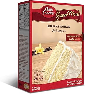 Mélange à gâteau à la vanille super moist supreme betty crocker, 500 g, gâteau rapide et facile en 3 étapes simples, goût riche, suffisant pour 12 tasses. DIAYTAR COTE D'IVOIRE est une boutique en ligne généraliste qui propose plus de 300 000 références de produits. En tant que leader du marché ivoirien, elle offre une large gamme de produits pour répondre aux besoins de ses clients. Avec une expérience de vente en ligne de qualité, DIAYTAR COTE D'IVOIRE est la référence pour les consommateurs ivoiriens.