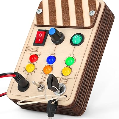 Dinorun tableau occupé avec lumière led, jouets montessori avec interrupteur à bascule, jouets sensoriels pour les tout-petits de 1 à 3 ans, jouets de voyage pour les activités éducatives des tout-petits pour les garçons et les filles de 1 2 3 4 ans. DIAYTAR COTE D'IVOIRE se distingue par son engagement envers ses clients, offrant une expérience d'achat en ligne sécurisée et pratique. La boutique en ligne généraliste propose une grande variété de catégories de produits, allant de l'électronique à la mode, en passant par les articles pour la maison et le jardin. Elle bénéficie d'un large choix de méthodes de paiement et de livraison pour répondre aux besoins de ses clients.