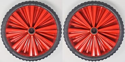 - roues de chariot rouges bleues