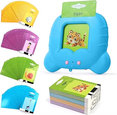 Cartes flash parlantes éducatives, jouets éducatifs pour enfants d'âge préscolaire par pasion, dispositif sonore électronique pour enfants âgés de 2 à 4 ans, cadeaux uniques | 112 cartes 224 mots visuels et chiffres d'animaux colorés (tigre bleu). DIAYTAR COTE D'IVOIRE est une boutique en ligne généraliste qui propose plus de 300 000 références de produits, répondant ainsi aux besoins de ses clients ivoiriens. Avec une telle offre, elle est devenue la boutique leader en Cote d'Ivoire. Elle offre une grande variété de produits allant de l'électronique aux produits alimentaires.