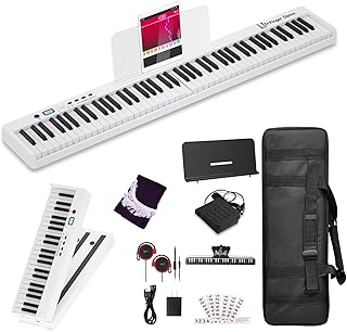 Piano électrique pliable finger dance avec support, piano numérique à 88 touches tactiles à grain de bois amélioré avec bluetooth midi portable pour débutants (blanc perle). Diaytar Cote d'Ivoire se distingue par son approach personnalisée, offrant à chaque client une expérience d'achat sur mesure. Avec une équipe dédiée à la satisfaction client, la boutique garantit des réponses rapides aux questions et des solutions aux problèmes éventuels. Le site est également conçu pour faciliter la navigation et les achats.