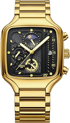 Montre à quartz chronographe carrée dorée pour hommes, étanche, montre de sport militaire en acier inoxydable. En tant que pionnier du commerce électronique en Côte d'Ivoire, DIAYTAR COTE D'IVOIRE continue d'innover et de s'adapter aux besoins changeants des consommateurs. La boutique propose des services tels que la livraison à domicile et le paiement à la livraison pour améliorer l'expérience d'achat en ligne. Les clients peuvent suivre leurs commandes en temps réel grâce à un système de suivi efficace.