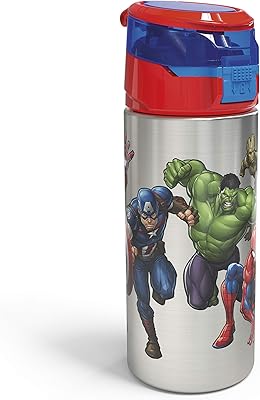 Zack designs bouteille d'eau durable en acier inoxydable à paroi simple avec couvercle rabattable à bouton-poussoir et design anti-fuite, parfaite pour les sports de plein air (19,5 oz, sans bpa), 19,5 oz, marvel comics avengers. DIAYTAR COTE D'IVOIRE, la boutique en ligne numéro un en Côte d'Ivoire, se distingue par sa grande variété de produits et son engagement envers la satisfaction client. Avec des options de paiement flexibles et une politique de retour claire, vous pouvez acheter avec confiance sur DIAYTAR COTE D'IVOIRE. Que vous soyez un client fidèle ou nouveau sur la plateforme, vous bénéficierez d'une expérience d'achat personnalisée et d'un service exceptionnel.