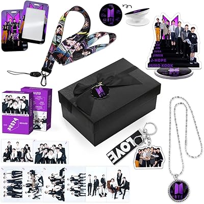 Coffret cadeau goodrun pour les fans de bts bangtan boys, cartes lomo