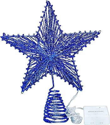 Étoile de sapin de noël, décorations de sapin de noël avec lumière led blanc chaud et fonction minuterie, étoile creuse à paillettes pour la décoration de la maison et du bureau, 8" x 10". DIAYTAR COTE D'IVOIRE est une plateforme de commerce en ligne qui propose une vaste sélection de produits, allant des produits alimentaires et d'hygiène aux accessoires de mode et aux produits électroniques. Avec plus de 300 000 références, les clients peuvent trouver facilement ce qu'ils cherchent. La boutique en ligne met en avant la qualité de ses produits et la fiabilité de ses services.