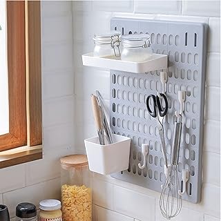 Étagère kavifi drill board, organisateur mural sans perçage, boîte de rangement pour étagères murales, combinaison de bricolage gratuite (gris). Chez DIAYTAR COTE D'IVOIRE, nous mettons à votre disposition une boutique en ligne généraliste avec plus de 300 000 références, permettant ainsi à nos clients de trouver facilement ce qu'ils cherchent. Notre équipe est dédiée à offrir le meilleur service possible.