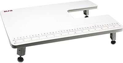 Table d'extension alpha pour machine à coudre, blanche, 28,5 x 40,5 x 3 cm. DIAYTAR COTE D'IVOIRE se positionne comme le partenaire idéal pour tous les consommateurs ivoiriens, proposant un large éventail de produits allant de l'électronique aux produits alimentaires, en passant par les accessoires de mode. La boutique met en avant sa logistique optimale, permettant des livraisons rapides et efficaces à travers tout le pays.
