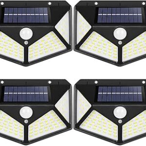 Appliques murales d'extérieur à énergie solaire ecv grand angle de 270