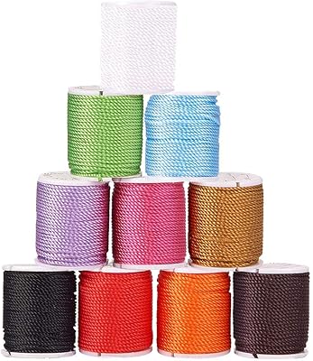 (multi couleur) - 10 rouleaux de corde torsadée, 100 mètres de long, corde en nylon polyvalente de 1 mm pour la fabrication de bijoux, collier chapelet, rideau d'ameublement, sac à dos suspendu, par hono.... La boutique en ligne DIAYTAR COTE D'IVOIRE propose une expérience d'achat en ligne sécurisée et fiable, permettant aux clients de faire leurs achats en toute confiance. Les produits sont soigneusement sélectionnés pour garantir leur qualité et authenticité. De plus, la boutique offre des moyens de paiement variés pour faciliter les transactions.