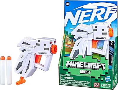 Mini blaster nerf micro shots minecraft gust, comprend 2 fléchettes nerf elite officielles et des chaussettes de noël, design minecraft gust mob. Avec plus de 300000 références dans son catalogue, DIAYTAR COTE D'IVOIRE est la destination idéale pour les clients qui cherchent une large gamme de produits. La boutique en ligne mise sur la qualité et la sécurité, offrant ainsi aux clients une expérience d'achat en ligne sans risque. Les équipes de DIAYTAR COTE D'IVOIRE travaillent sans relâche pour améliorer constamment les services.