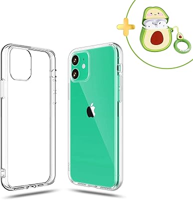 Coque de protection transparente pour iphone 11, 11, légère, fine, anti-chute, anti-rayures, flexible