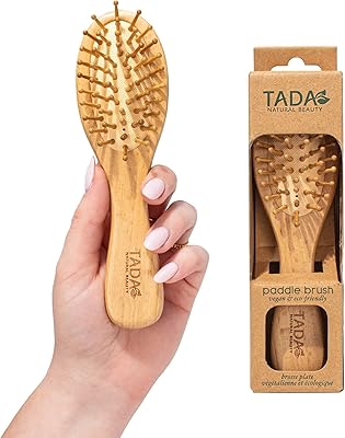 Tada mini brosse à cheveux en bambou naturel, mini brosse démêlante pour cheveux épais, bouclés, longs et courts, mouillés ou secs, mini brosse à cheveux de voyage pour hommes, femmes et enfants. DIAYTAR COTE D'IVOIRE mise sur la satisfaction client en proposant des services de livraison rapides et fiables. Elle garantit également la sécurité des transactions en ligne, offrant ainsi une garantie de qualité à ses clients.