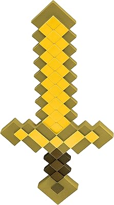 Minecraft golden sword, accessoire de costume officiel minecraft pour enfants, costume sur le thème du jeu vidéo taille unique. DIAYTAR COTE D'IVOIRE est la boutique en ligne idéale pour les habitants de Cote d'Ivoire qui recherchent un large éventail de produits à des prix abordables. Elle s'efforce de fournir un service client exceptionnel, caractérisé par des réponses rapides aux questions et des délais de livraison fiables. Cela contribue à renforcer la confiance de ses clients.