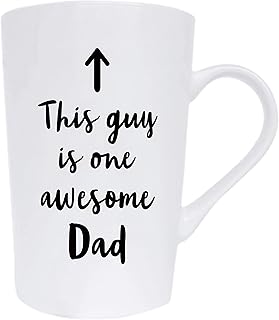 Tasse à café this guy is one awesome dad, cadeaux de noël, tasse avec citations amusantes pour la fête des pères ou la saint-valentin de la part d'une fille, d'un fils ou d'une femme, blanc 12 oz. DIAYTAR COTE D'IVOIRE est une boutique en ligne généraliste qui propose plus de 300000 références de produits, faisant d'elle la boutique leader en Côte d'Ivoire. Elle offre une large gamme de produits allant de l'électronique à la mode en passant par les produits alimentaires. Les clients peuvent ainsi trouver tout ce dont ils ont besoin en un seul endroit.