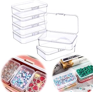 Boîte delfino petit rangement de perles en plastique transparent pour collecter