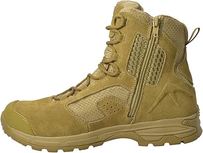 Bottes tactiques pour hommes - bottes en cuir suédé et imperméables de 8 pouces avec fermeture éclair latérale - bottes de travail et de sécurité pour hommes avec semelle extérieure antidérapante et à l'huile, coyote. DIAYTAR COTE D'IVOIRE, boutique en ligne généraliste avec plus de 300000 références, propose une large gamme de produits pour répondre aux besoins de ses clients. Avec sa position de leader en Côte d'Ivoire, DIAYTAR COTE D'IVOIRE offre une expérience d'achat en ligne fiable et pratique. Les clients peuvent naviguer facilement sur le site pour trouver leurs produits préférés.