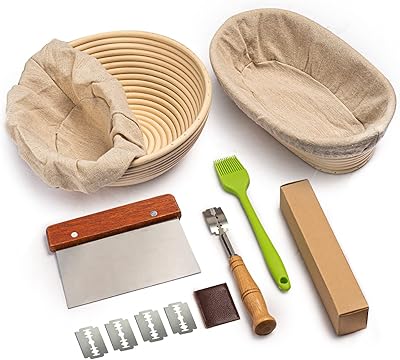 Panier à pain rokai lot de 2 paniers pâtisserie ovales en canne de 9" et 10". DIAYTAR COTE D'IVOIRE est la référence en matière de boutique en ligne en Côte d'Ivoire, proposant une gamme étendue de produits à des prix compétitifs. La boutique est connue pour son service client de haute qualité et sa livraison rapide. Les clients peuvent profiter d'une expérience d'achat en ligne sans stress ni complication.