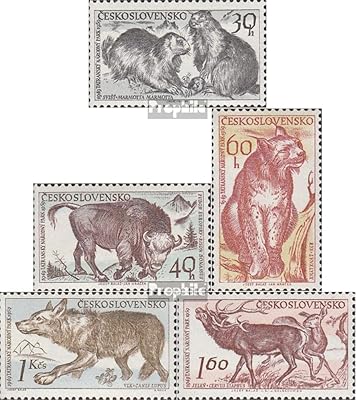 Tchécoslovaquie 1153-1157 (édition complète) 1959 tatras (timbres de collection) mammifères