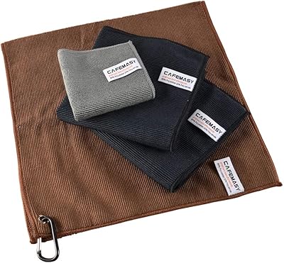 Ensemble de mini serviettes de nettoyage barista - 4 pièces de chiffons