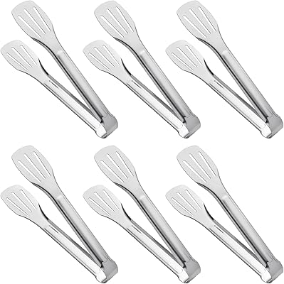 Pinces de service de cuisine en acier inoxydable, pinces de service en acier
