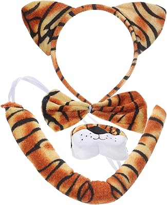 Frcolor tigre oreille bandeau nez queue noeud papillon ensemble de costume d'halloween. DIAYTAR COTE D'IVOIRE, c'est plus que juste une boutique en ligne - c'est une expérience de shopping en ligne personnalisée et pratique. Avec notre large choix de produits et notre service client dédié, nous sommes là pour rendre vos achats en ligne aussi faciles et agréables que possible. Rejoignez notre communauté de clients satisfaits et découvrez les avantages de faire vos achats en ligne avec nous.