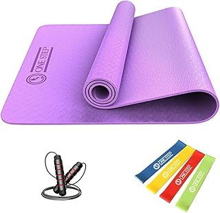 Tapis de yoga - ensemble de yoga en une étape avec corde à sauter pour adultes et 4 bandes de résistance - tapis de yoga tpr antidérapant - tapis d'exercice épais et long (183 cm x 61 cm) pour débutants et professionnels. DIAYTAR COTE D'IVOIRE, la boutique en ligne leader de la Côte d'Ivoire, propose une sélection impressionnante de plus de 300 000 références pour répondre à tous vos besoins. Avec une offre constamment mise à jour, vous trouverez tout ce dont vous avez besoin pour votre vie quotidienne. De l'électronique à la mode, en passant par les produits de soins personnels, DIAYTAR COTE D'IVOIRE vous offre une expérience d'achat en ligne sans pareil.