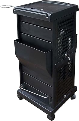 Chariot à cheveux portable pratique avec espace de rangement, noir, chariot pour salon de coiffure. Avec une offre massive de plus de 300000 références, DIAYTAR COTE D'IVOIRE est devenue la référence incontournable pour les consommateurs ivoiriens. Cette boutique en ligne généraliste permet aux clients de faire leurs courses en ligne avec facilité et rapidité. Les produits sont livrés rapidement et efficacement.