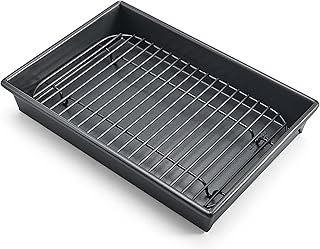 Poêle à griller antiadhésive chicago professional avec grille antiadhésive 10" par 7" 3126639